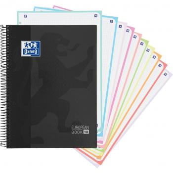 Cuaderno Oxford 400172360 A4+ 150 hojas Negro