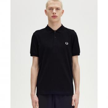Polo Fred Perry Clásico de Hombre en Piqué de Algodón - Color Negro - Talla XL