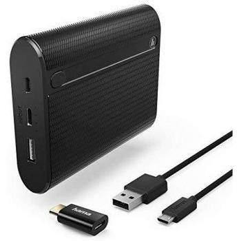 Hama X10 Ión de litio 10400mAh Negro batería externa - Baterías externas