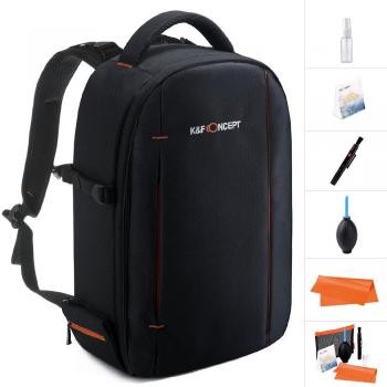 K&F Concept Mochila Cámara Réflex Mochila Portátil para Cámara DSLR Canon Sony Nikon Lentes Trípode y Portátil 13.3” para Mujer y Hombre, L