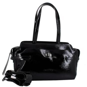 Bolso de mano Hispanitas BI243532 River Black con múltiples bolsillos y cremallera
