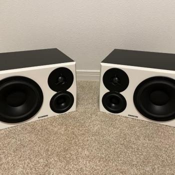 Dynaudio LYD-48 White Left Side 3-Way Powered Studio Monitor