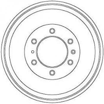 Tambor de freno TRW DB4452 - Tipo: Tambor de freno; Marca: TRW; Número de referencia: DB4452