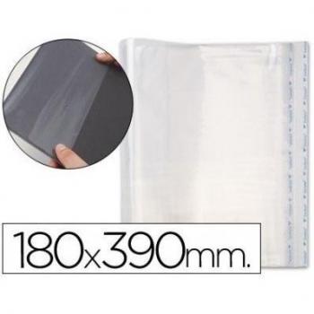 Forralibro pp ajustable adhesivo 180x390mm blister