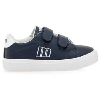 Zapatillas deportivas MTNG Kids Olk azul con cierre adherente y puntera redonda