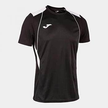 Camiseta de manga corta Joma Championship VII negro blanco para hombre