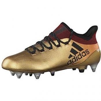 adidas Men's X 17.1 Sg Footbal Shoes Gold Tagome/Cblack/Solred 9 UK