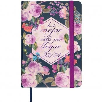 Agenda Escolar Finocam 2023-2024 Natural M4 Semana Vista Horizontal SVH 118x168mm Multilingüe
