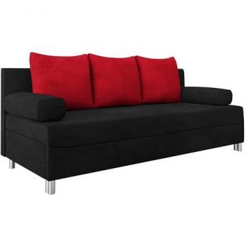Sofá-cama Comfivo 125 con Caja de Ropa de Cama Alova 04 y Alova 46, Dimensiones 192 x 86 x 80 cm