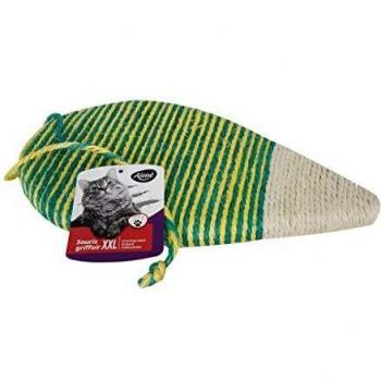 Aime - Rascador XXL para ratón Verde Plano, 34 x 18 cm, 1 Unidad