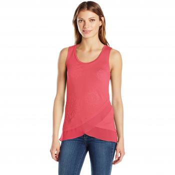 Desigual TS_SÁBADO, Camiseta para Mujer, Naranja