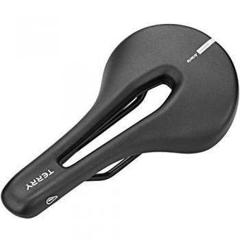 Sillín de bicicleta Terry Butterfly Arteria para mujeres - negro, comodidad y diseño ergonómico