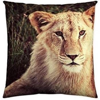 NATURALS Funda De Cojín Serengeti Beige / Verde 60 x 60 cm