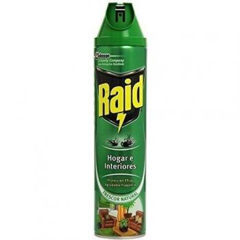 Raid - Insecticida para Hogar y Plantas, Aroma Flores Frescas, 600 ml
