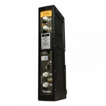 Amplificador Monocanal/Multicanal T12 TDT UHF 470 (Hasta 5 Canales)