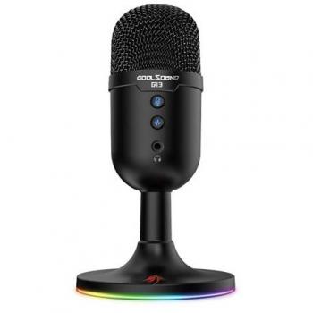 Micrófono Gaming G13 Coolsound - Iluminación RGB - USB - Cancelación de Ruido