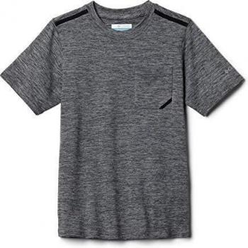 Columbia Tech Trek Camiseta Térmica De Manga Corta, Unisex niños, Gris