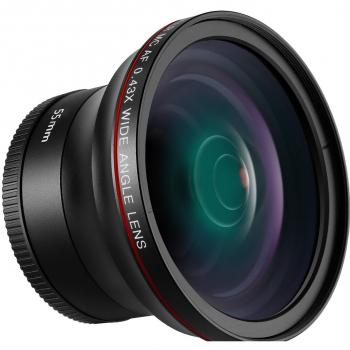 Neewer Lente Gran Angular Profesional HD de 55 mm 0,43x