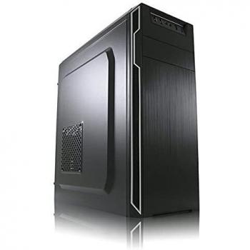 Caja Midi Tower LC-Power 7038B - ATX, Micro-ATX, Mini-ITX, Negro, 1xUSB3, 2xUSB2