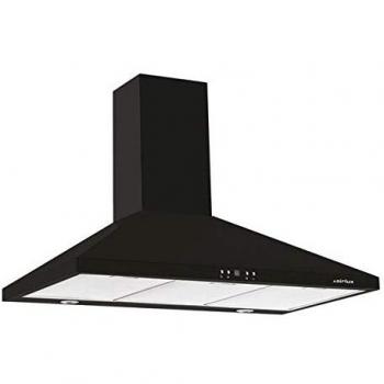 Campana de Pared Decorativa Airlux AHP975IX - Acero Inoxidable, 90 cm, 729 m³/h, Evacuación y Reciclaje