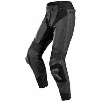 Spidi Pantalones de Moto RR Pro 2 Mujer Negros, Pantalones de Cuero de Motocicleta para Señoras, Color Negro, Talla 44