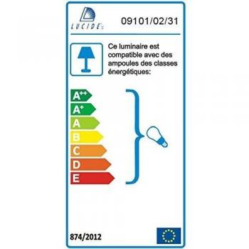 Foco de Techo Bodi, Angular, Blanco, GU10, 2 Luces, Aluminio