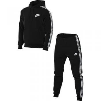 Nike Club Fleece Gx Chándal Hombre Negro - XXL, características: tejido de felpa suave, diseño clásico con logo Nike, ajuste cómodo y relajado, puños y cintura elásticos, ideal para actividades deportivas o uso diario