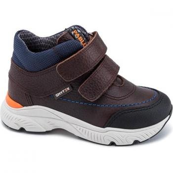 Botas de Niño Pablosky de Piel Marrón 507897 con cierre adherente