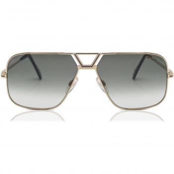 Cazal 725/3 003 Men's Vintage Square Sunglasses Gold Green Gradient Yellow Unisex Size 61 MM