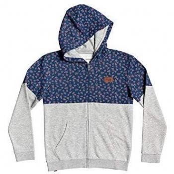 Quiksilver - Sudadera con Capucha y Cremallera - Niños 8-16 - Gris