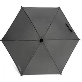 Sombrilla Universal Mamas & Papas con Tela UPF 50+, Sujeción Fácil y Brazo Ajustable para Silla de Paseo, Color Gris Neutro