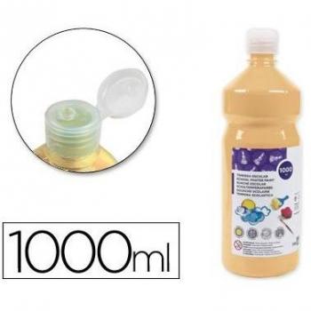 Tempera líquida Liderpapel escolar 1000 ml carne