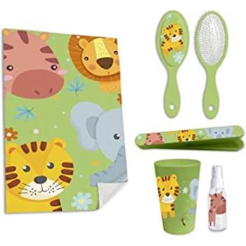 Neceser de Aseo - Diseño Jungla con Estampado Tropical