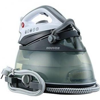 Hoover PRB2500B Centro de Planchado - 2500W - Tanque panorámico capacidad 2L - Presión 5,5bar - Función Dry - Color Gris