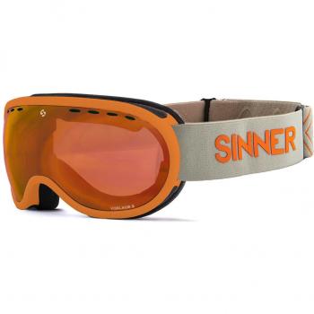 Sinner Vorlage S SIGO-179 60-18 Standard Lentes de Sol Para Hombre Naranjas y Sinner Máscara Esquí Vorlage S