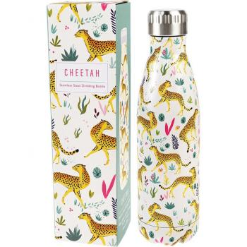 Rex London Cheetah Stainless Steel Children's Water Bottle
