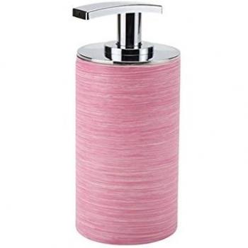 Gedy SL801000300 Dosificador de jabón líquido de sobremesa, Rosa