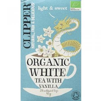 Clipper Organic White Tea with Vanilla 26 Tea Bags