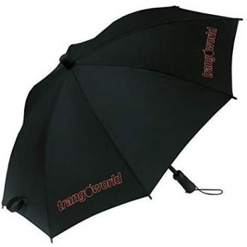Trangoworld Maori Paraguas, Unisex, Negro/Naranja, Talla única