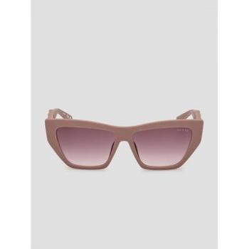Gafas de Sol Guess GU00111 Beige Oscuro con Lentes Marrón Polarizados para Mujer