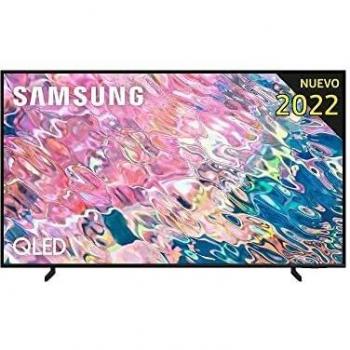 Samsung TV QLED 4K 2022 55Q60B - Smart TV de 55 con Resolución 4K, 100% Volumen de color, Procesdor QLED 4K Lite, Quantum HDR10+, Multi View y Modo Juego Panorámico y Alexa integrada.