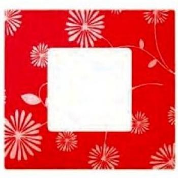 Simon 2700637-803 - Funda 3 Elementos Red & White