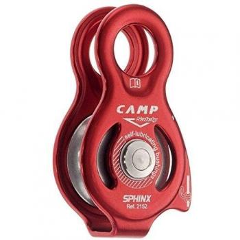 Camp Sphinx Ultra-Compact Red Pulley - Climbing and Fall Protection Device