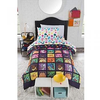 Pokémon, Kanto Favorites Twin Bed in a Bag Set, 64 x 86, Multi Color