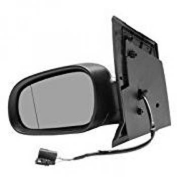 Espejo retrovisor VAN WEZEL 5818817 con carcasa negra, ajuste manual, cristal convexo y compatible con vehículos específicos