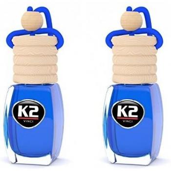 K2 Vento - Ambientador para coche con aroma PARADISE | Tapón de madera natural para remojo | Eliminador de olores para coches, hogar, oficina, hotel, baño, armario, zonas de mascotas, perfume