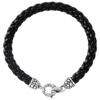 Pulsera de Hombre Albert M. en Plata 925, modelo WSOX00141.BLK