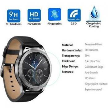Película Protectora de Cristal Templado para Reloj Inteligente Samsung Gear S3 Classic