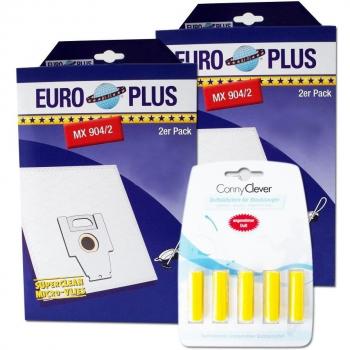 Euro Plus MX 904/2Pack de 2bolsas de aspiradora Moulinex y 5Conny Clever barritas aromáticas