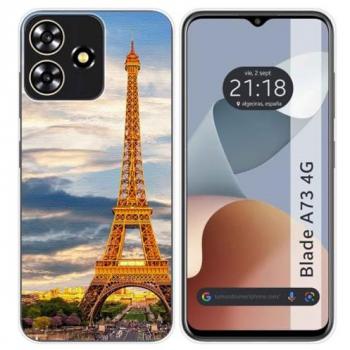 Funda de Silicona para Zte Blade A73 4G con Diseño de París y Dibujos